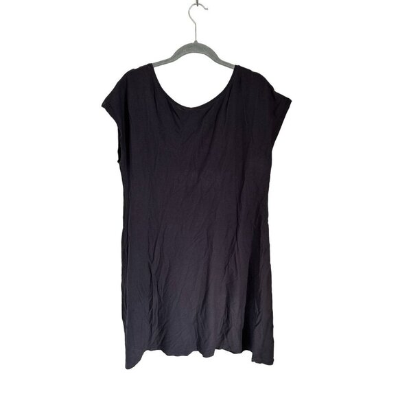 EILEEN FISHER A-LineDress Crewneck Brown Size Med - Picture 4 of 6